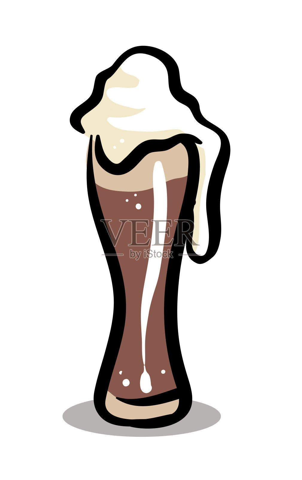 巧克力奶昔设计元素图片