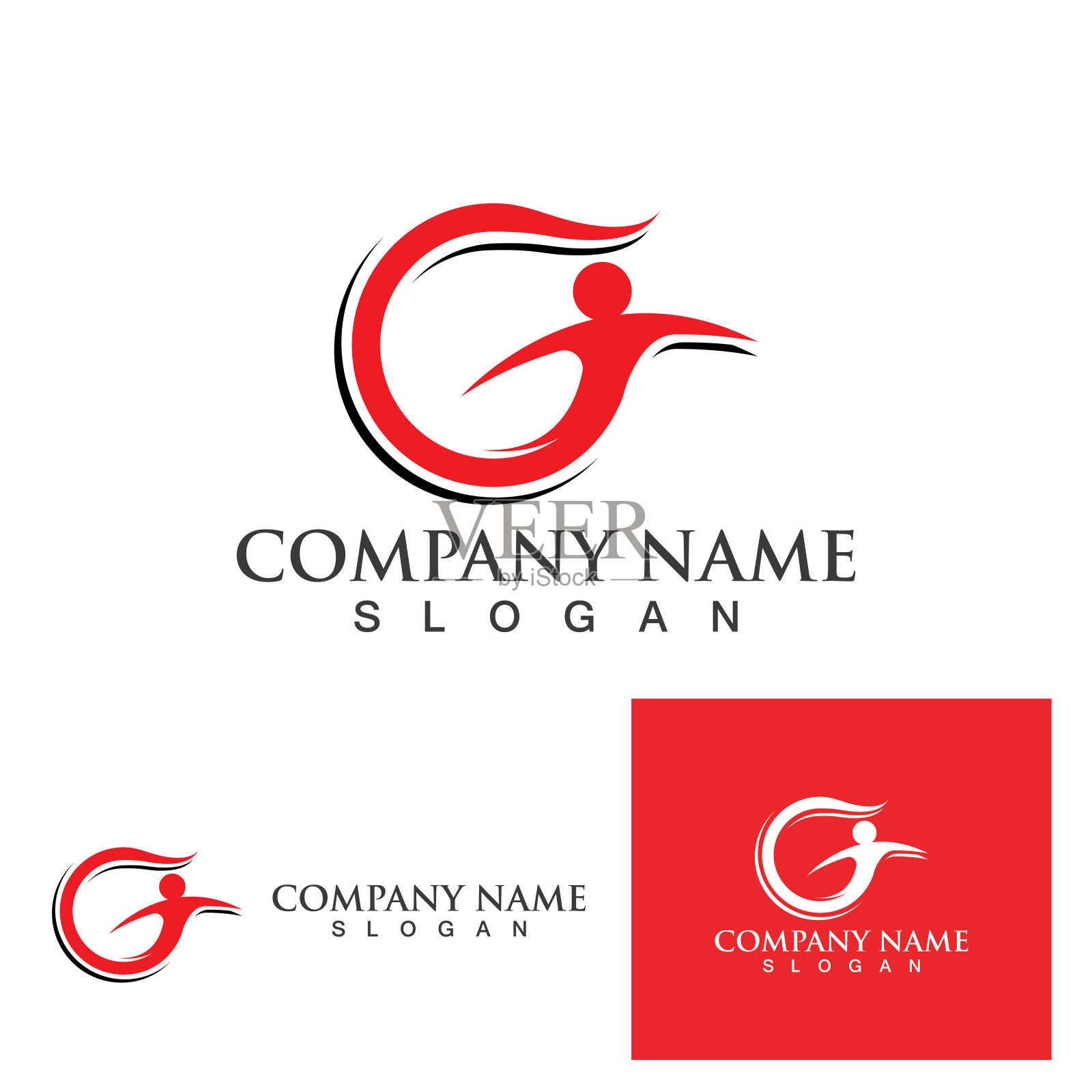 人物人物字母首字母标志G插画图片素材