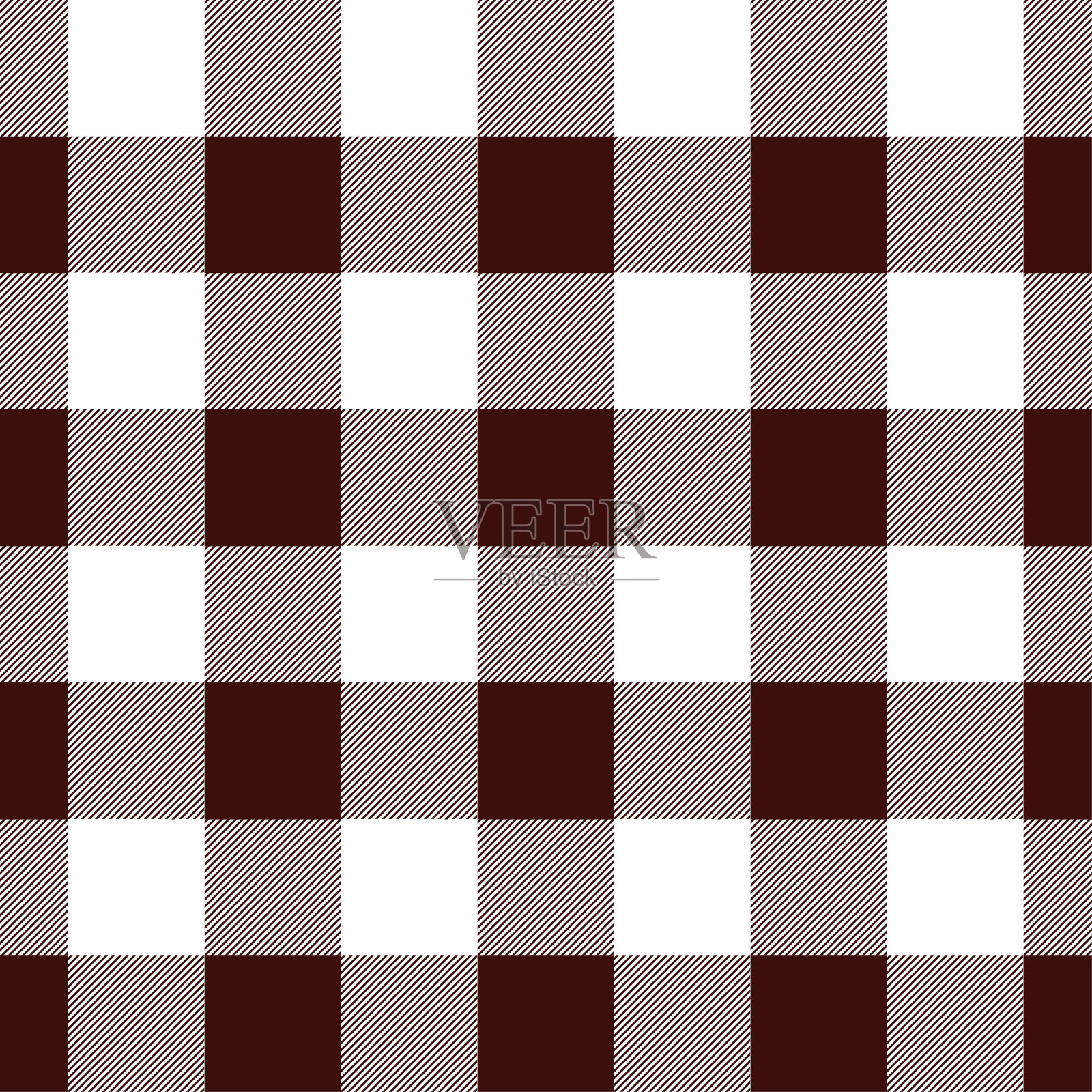 矢量插图与经典的维希无缝纹理。插画图片素材