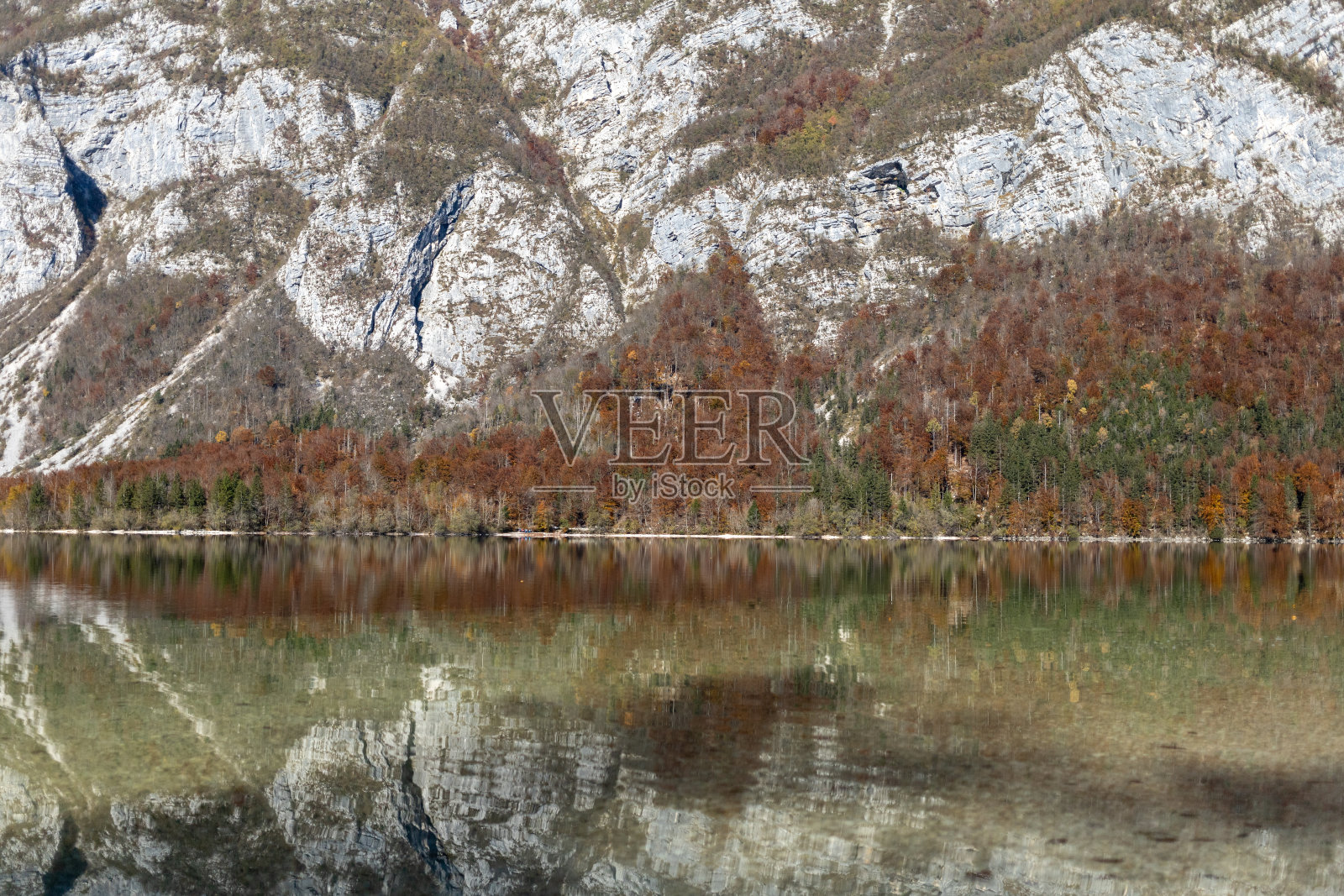 博欣吉美丽的高山湖景，秋高气爽照片摄影图片