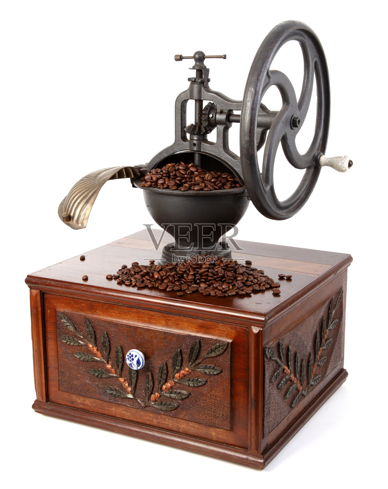 旧咖啡研磨机照片摄影图片