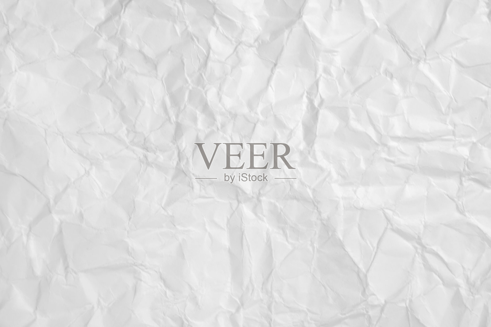 白色皱巴巴的纸纹理抽象背景为背景或壁纸。照片摄影图片