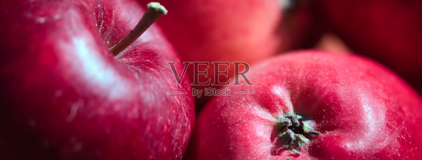 红色成熟多汁的苹果详细近全帧观赏水果网横幅背景照片摄影图片