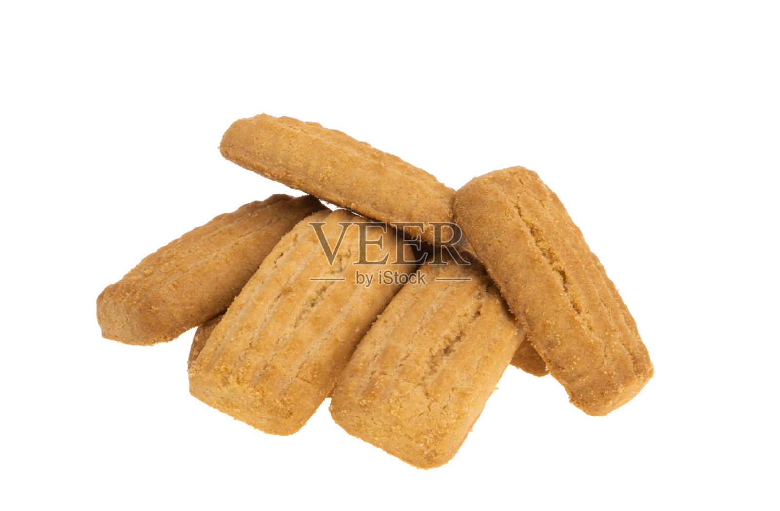 孤立的意大利黄油饼干照片摄影图片