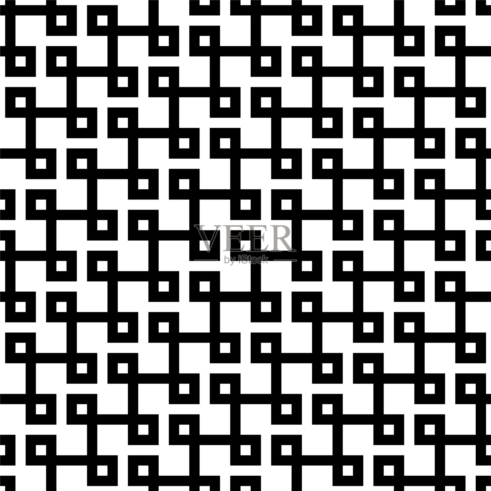 无缝的几何图案。基于伊斯兰装饰。插画图片素材