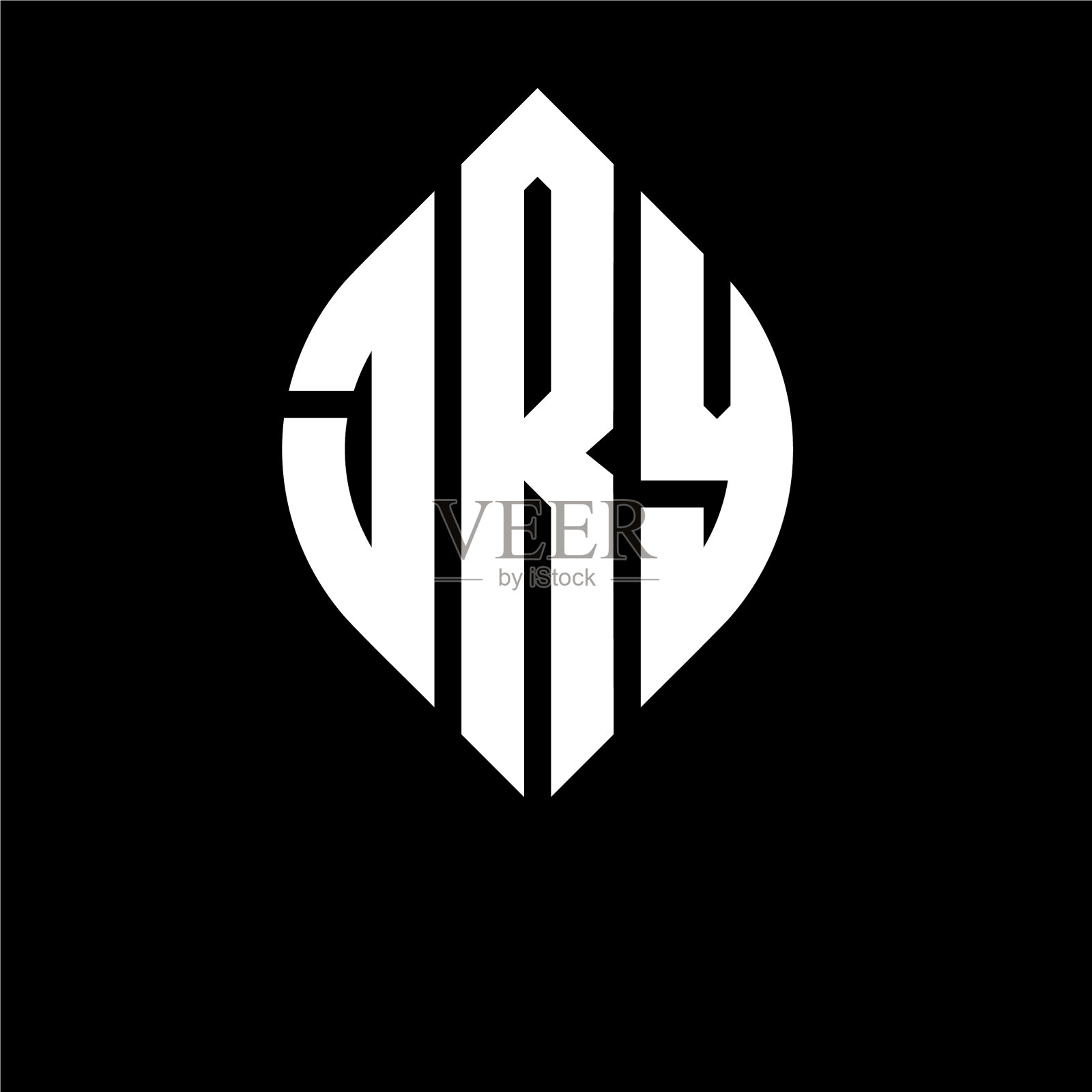 Jry圆字母标志设计用圆和插画图片素材