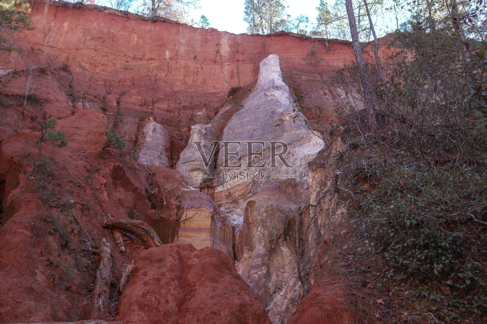 峡谷壁粘土照片摄影图片