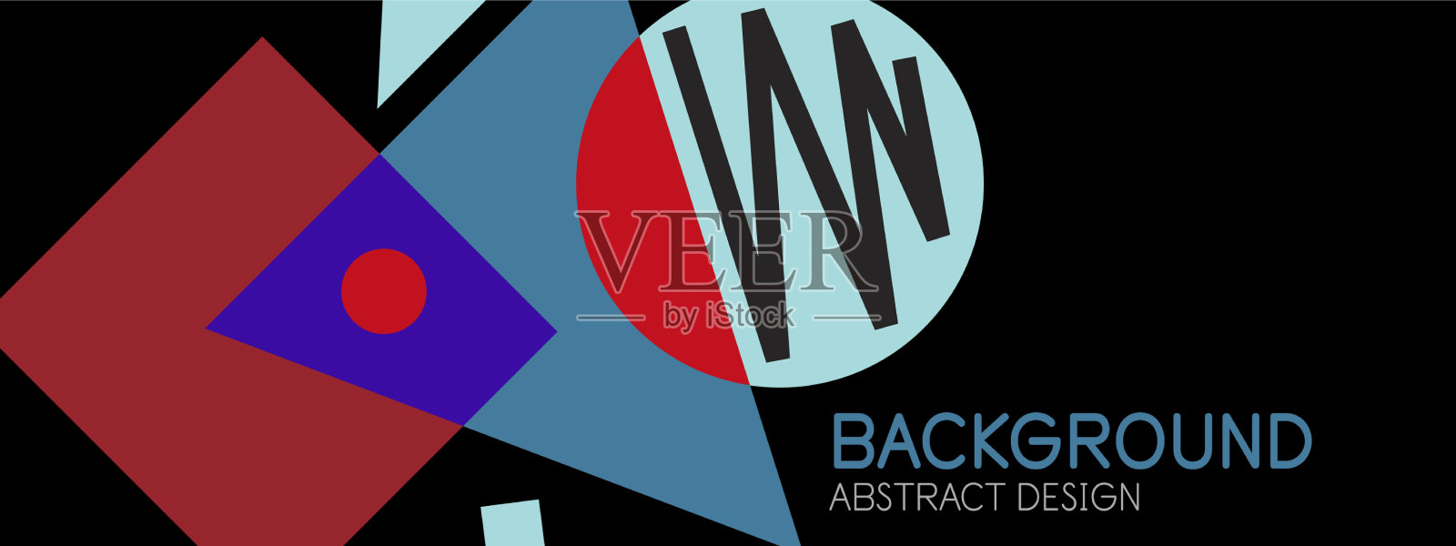 抽象的背景块线三角形插画图片素材