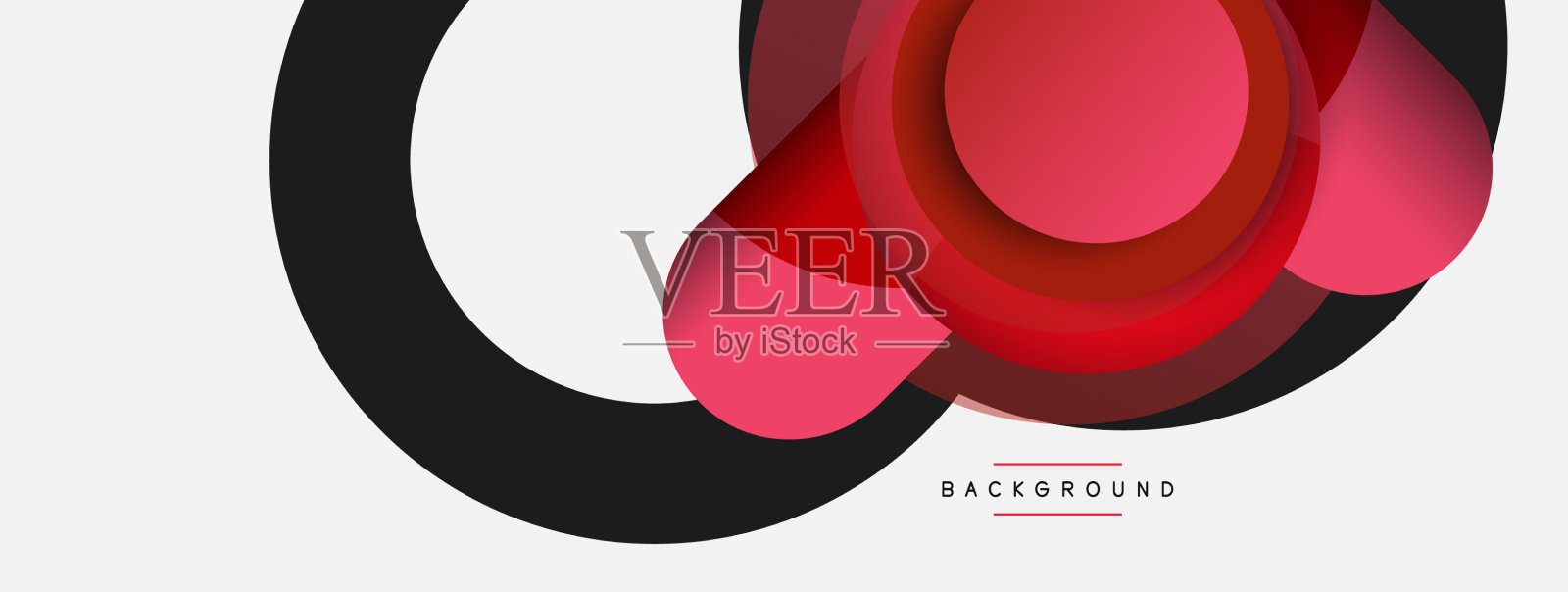 圆形状圆最小的几何插画图片素材