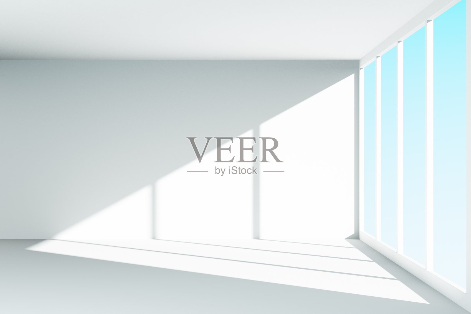 抽象的空房间照片摄影图片