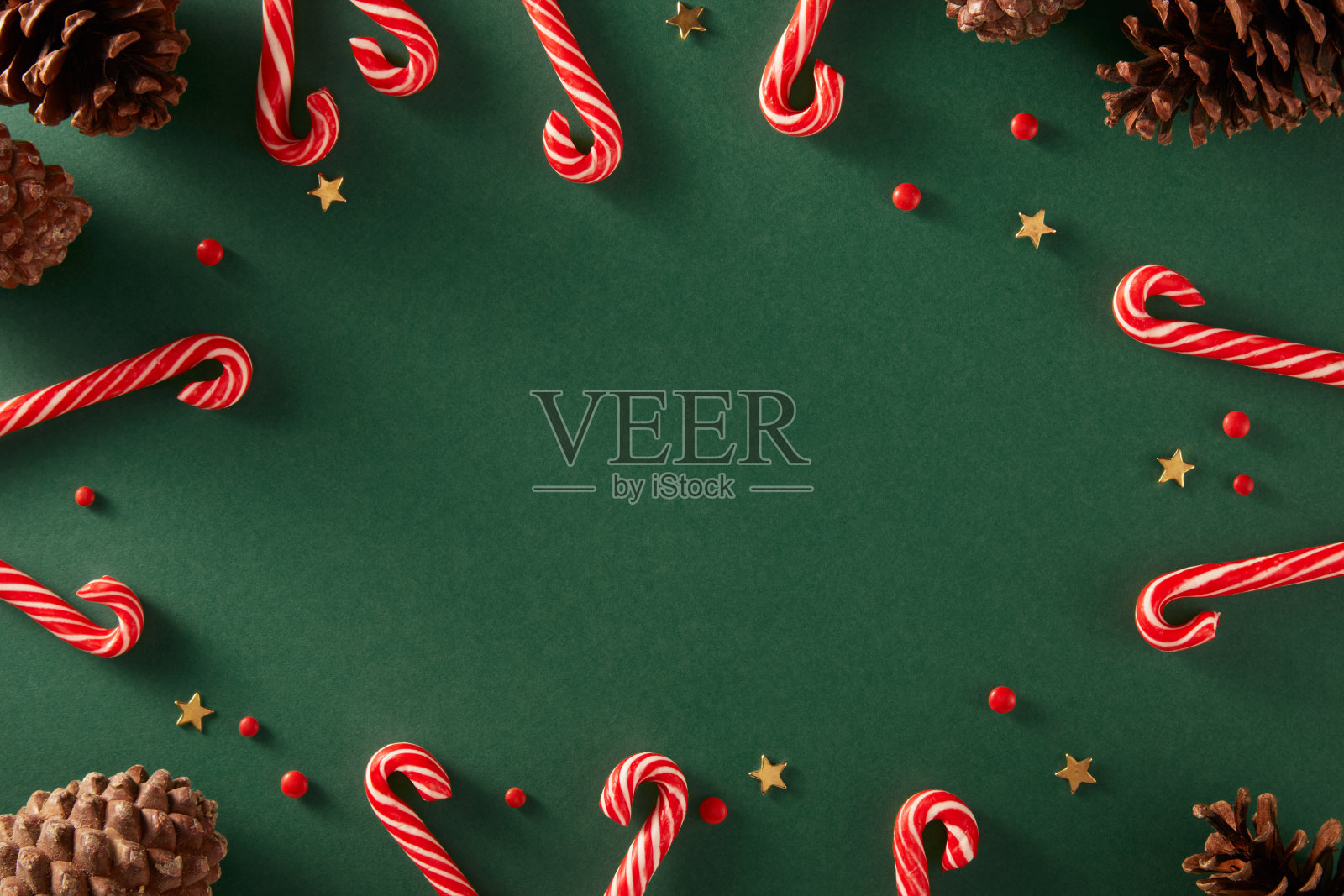 绿色的复古圣诞背景照片摄影图片