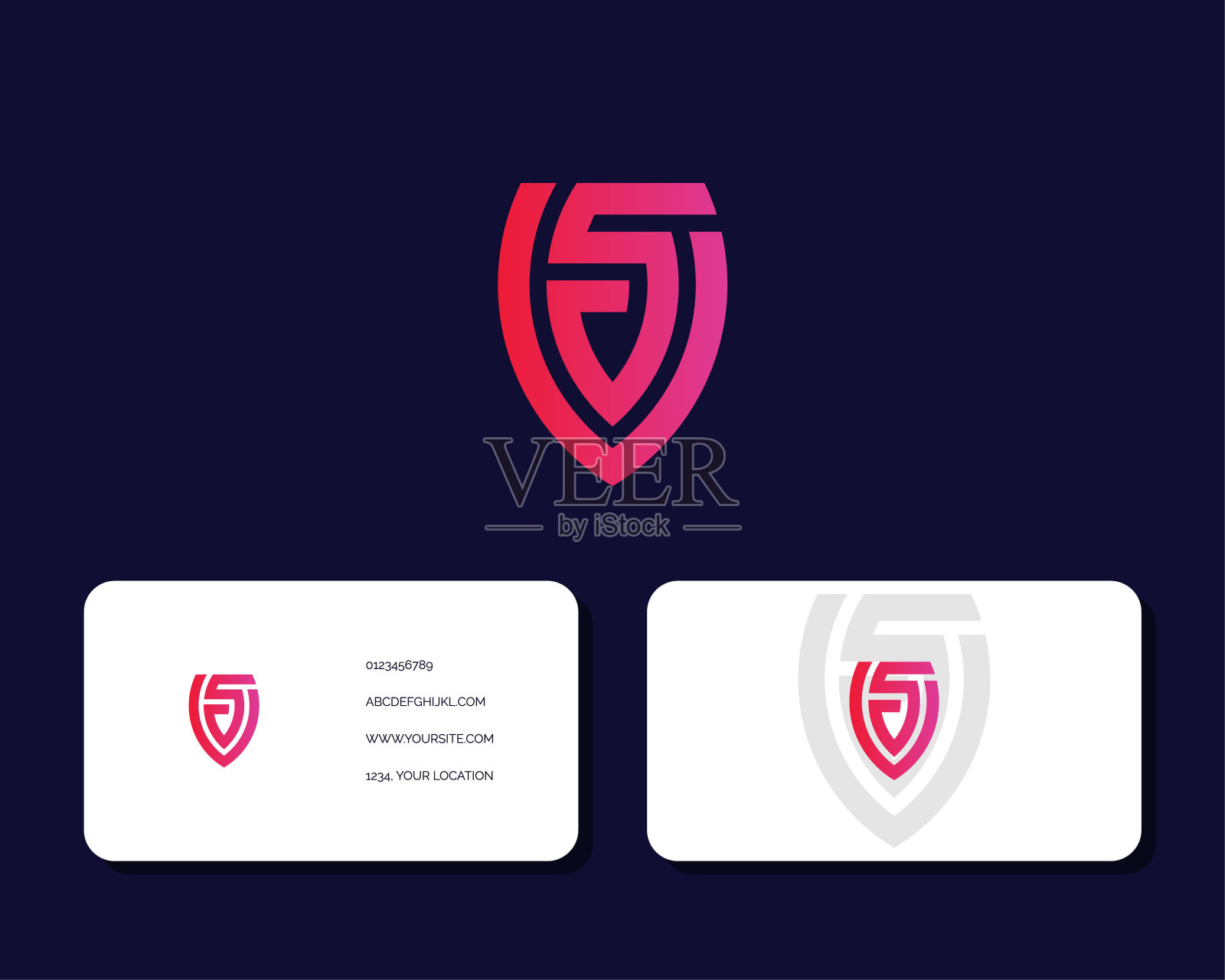 字母S V标志设计。创造性的最小单色字母组合符号。万能优雅矢量徽标。高端商业标识。用于企业标识的图形字母符号插画图片素材