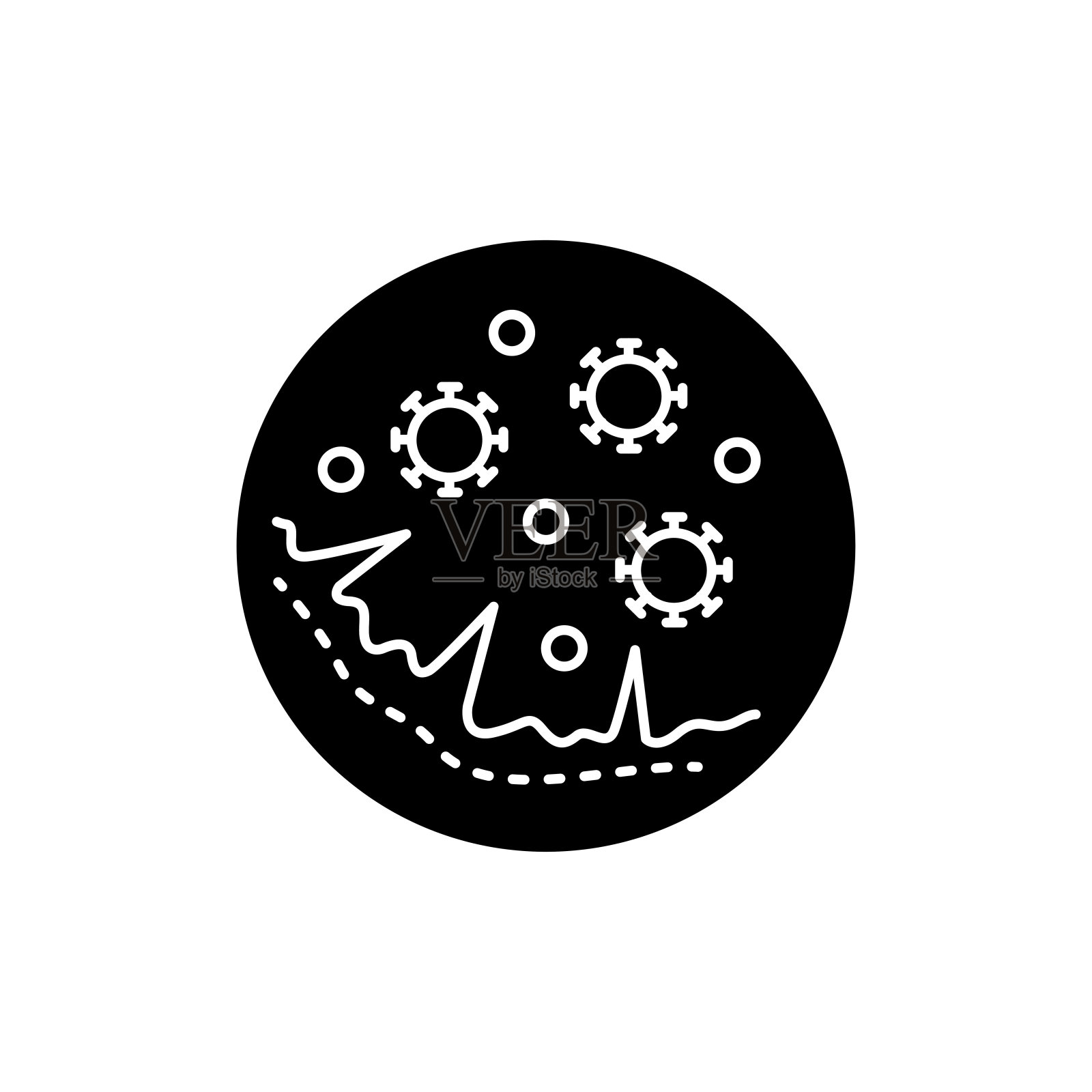 免疫学彩色线图标。网页，移动应用的象形图插画图片素材