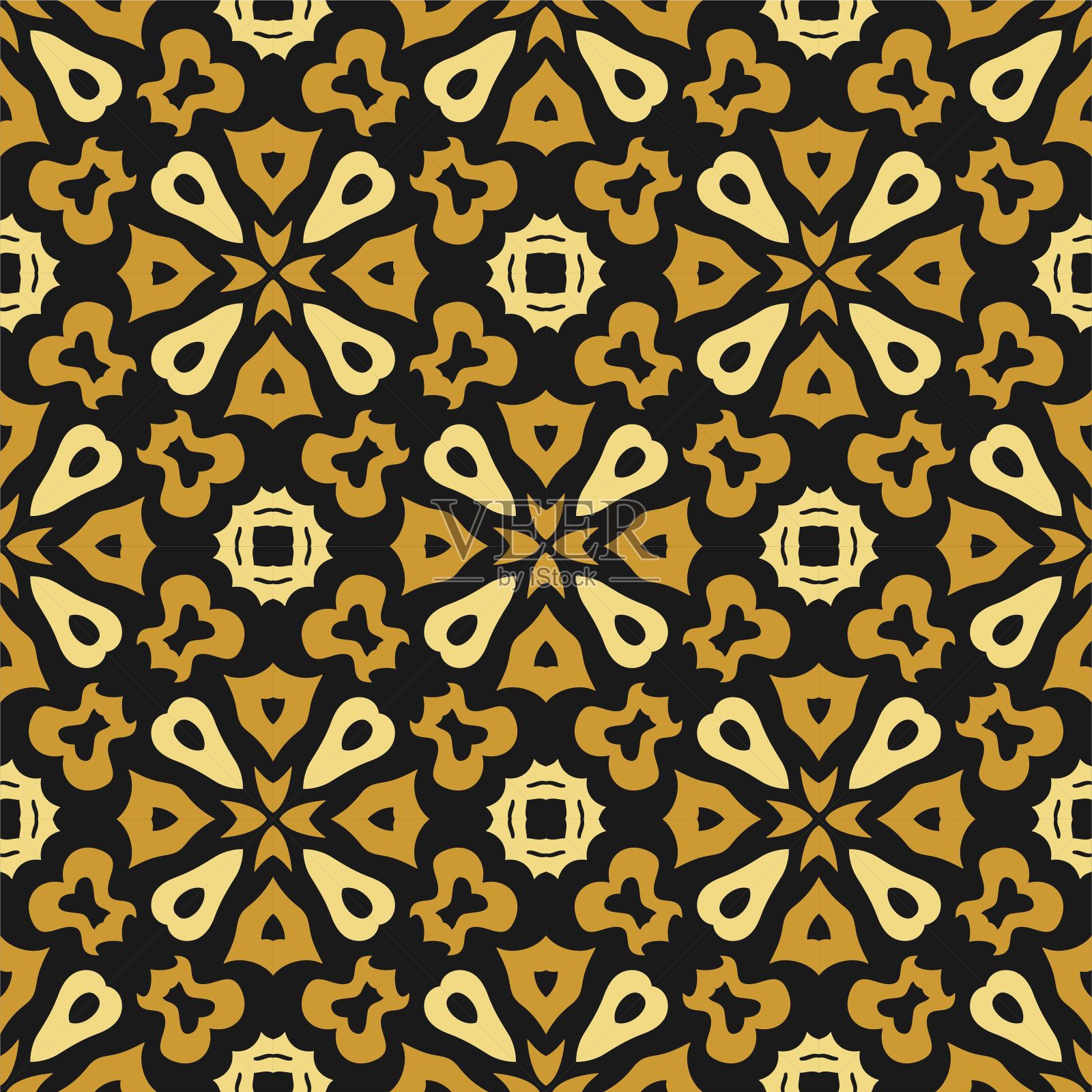 三色图案点缀背景。种族无缝准备印刷插画图片素材