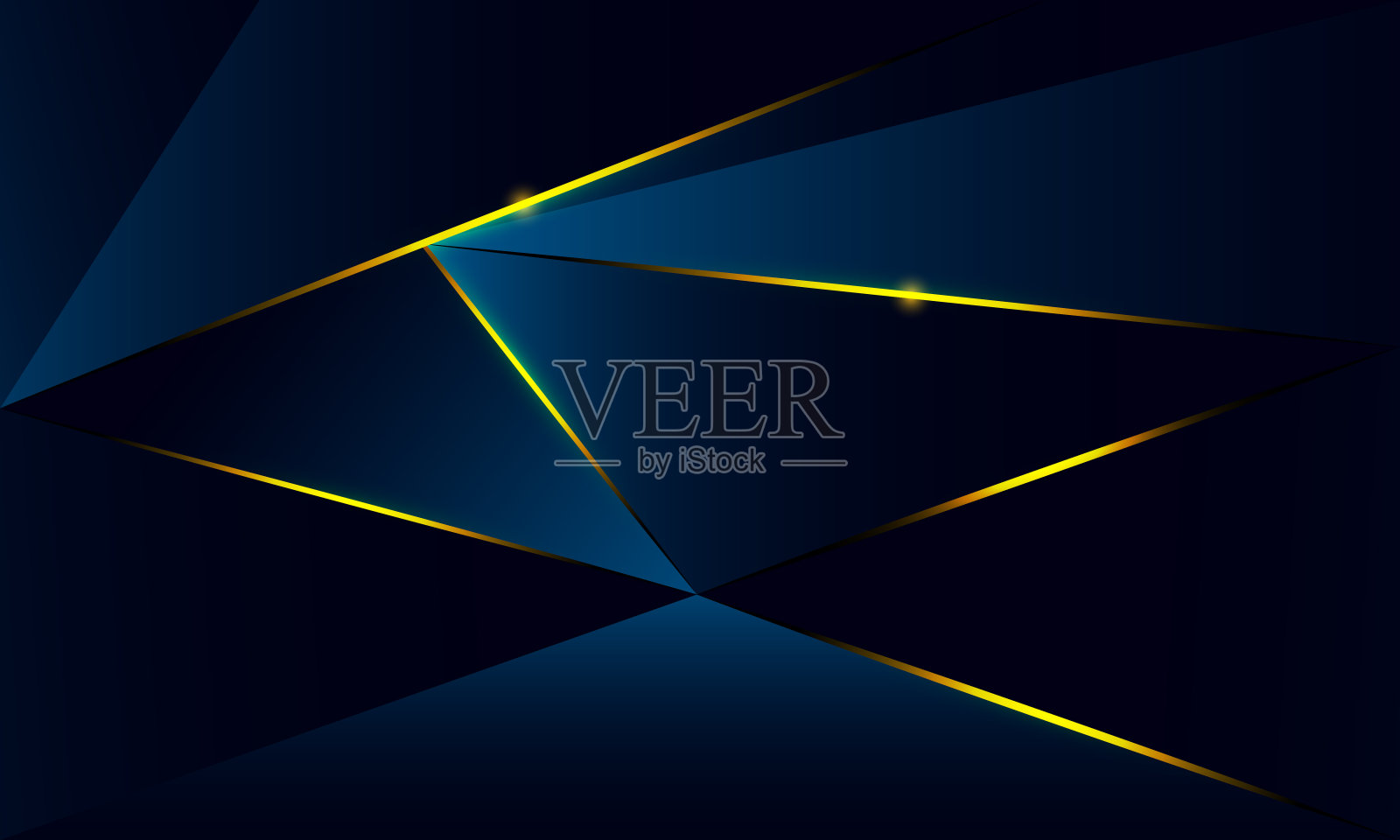 抽象线条图案豪华金色与黑色背景。插画图片素材