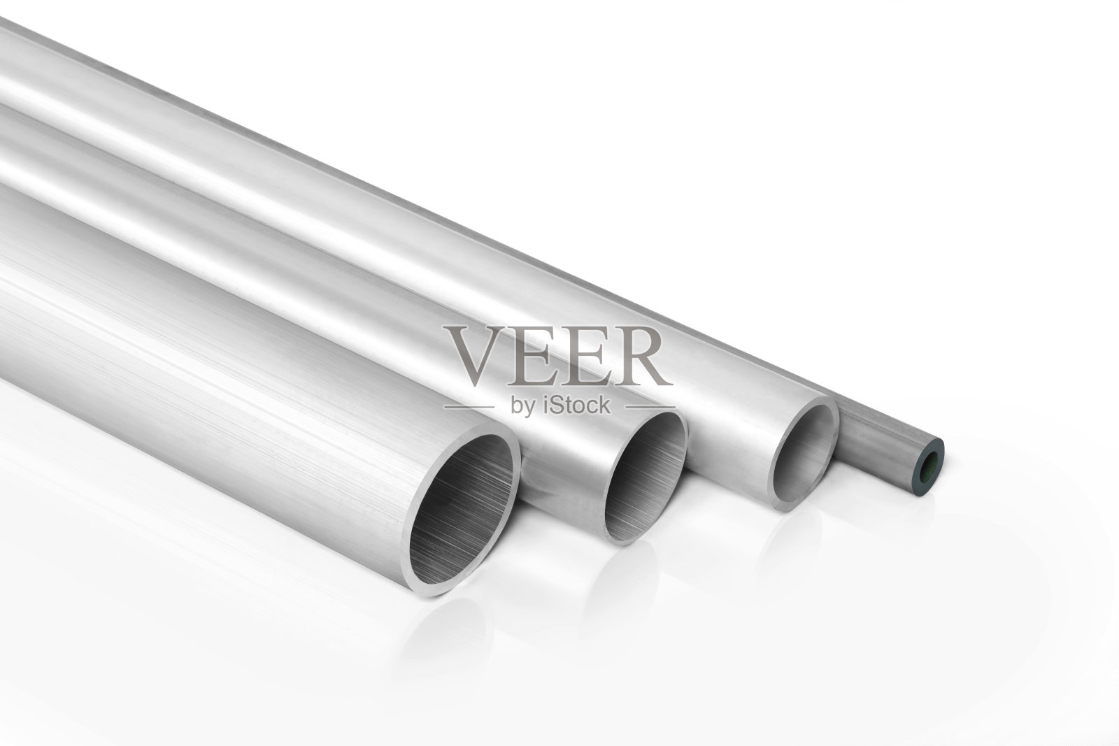 金属管型材，铝管，铝圆型材照片摄影图片