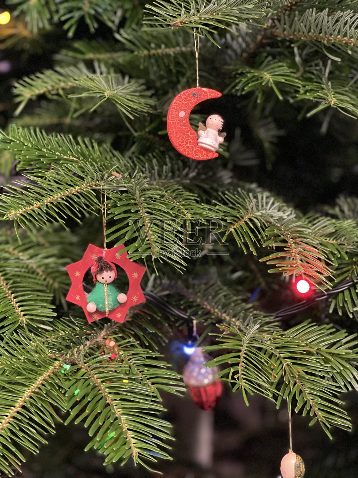 装饰圣诞树照片摄影图片