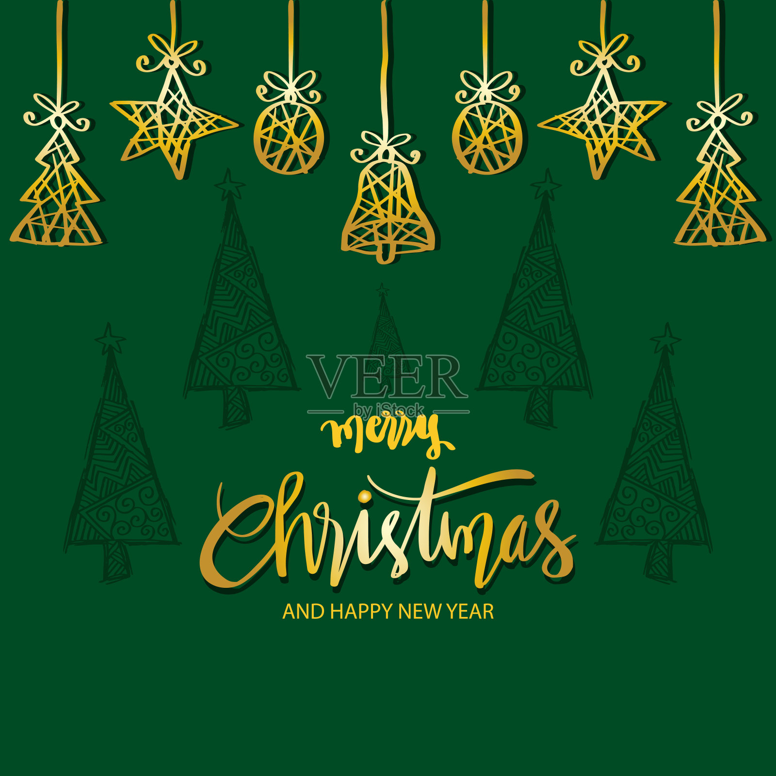 圣诞快乐，新年快乐设计模板素材