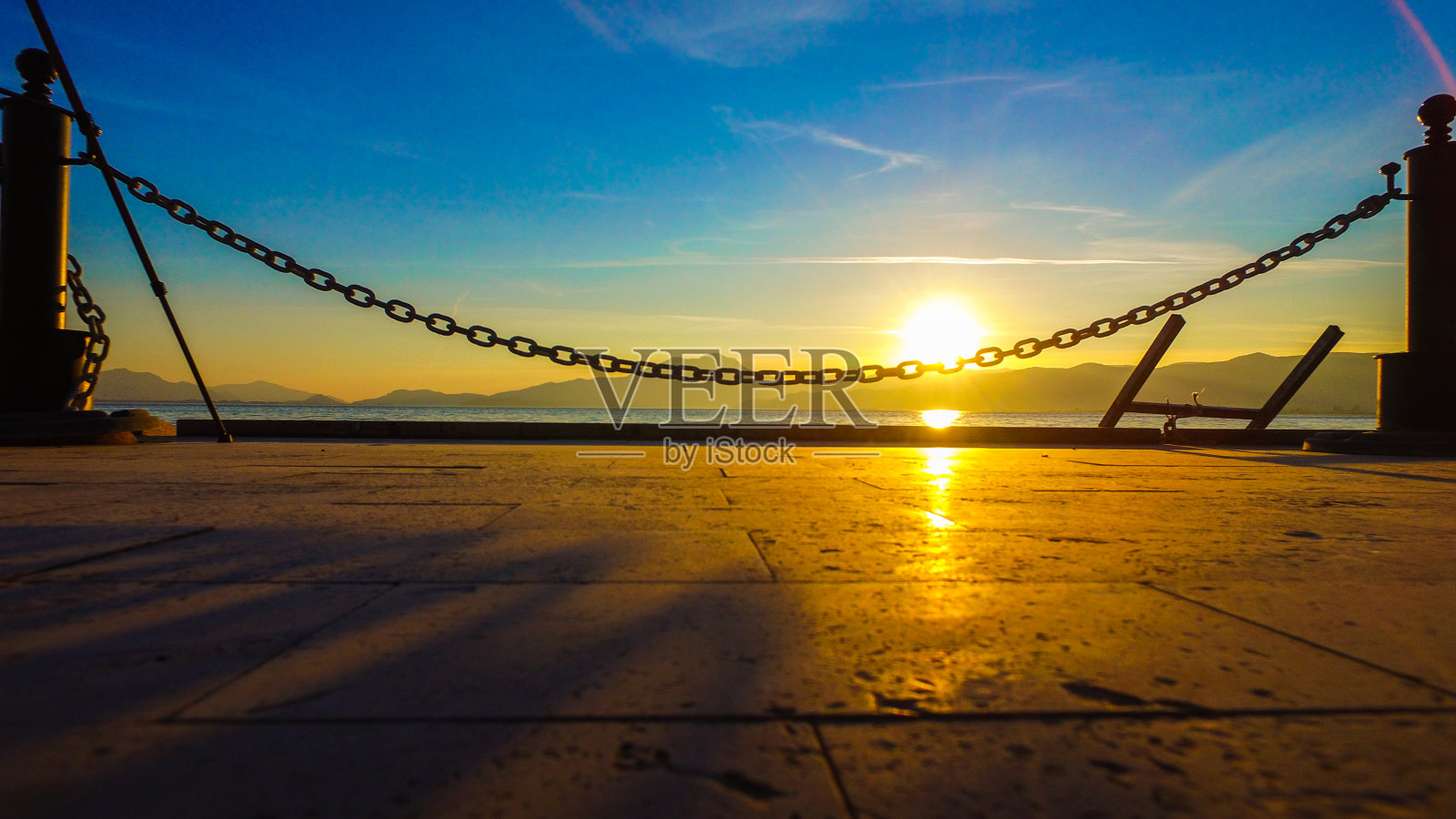 美丽的日落湖畔照片摄影图片