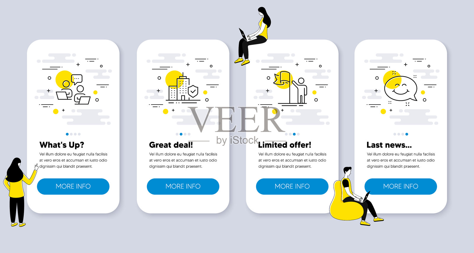 一组人的图标，如团队领导图标素材