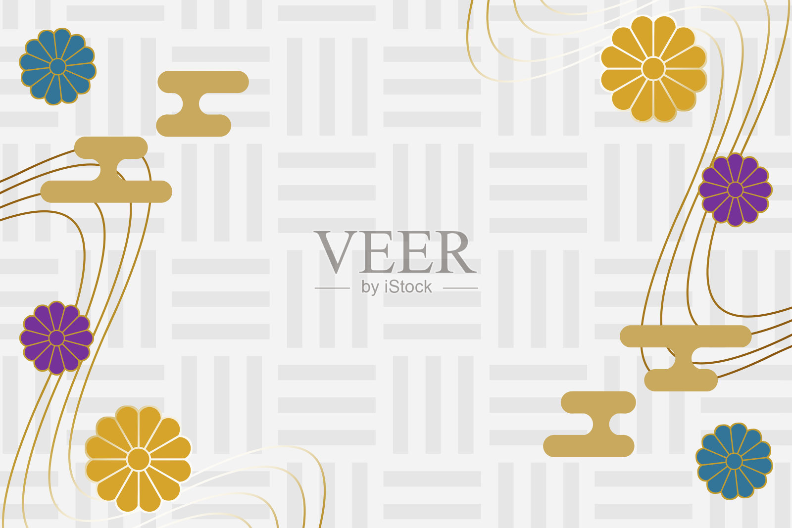 日本风格的背景插画图片素材