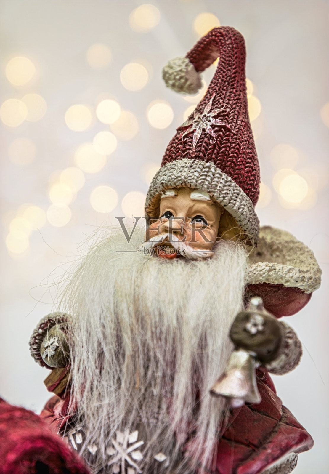 圣尼古拉斯古董节日玩具雕像照片摄影图片