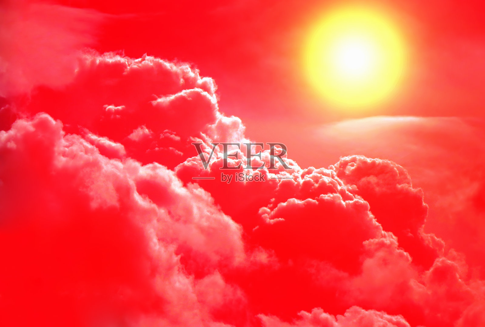 红云与阳光照片摄影图片
