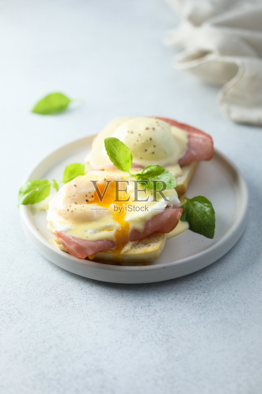 火腿火腿蛋照片摄影图片