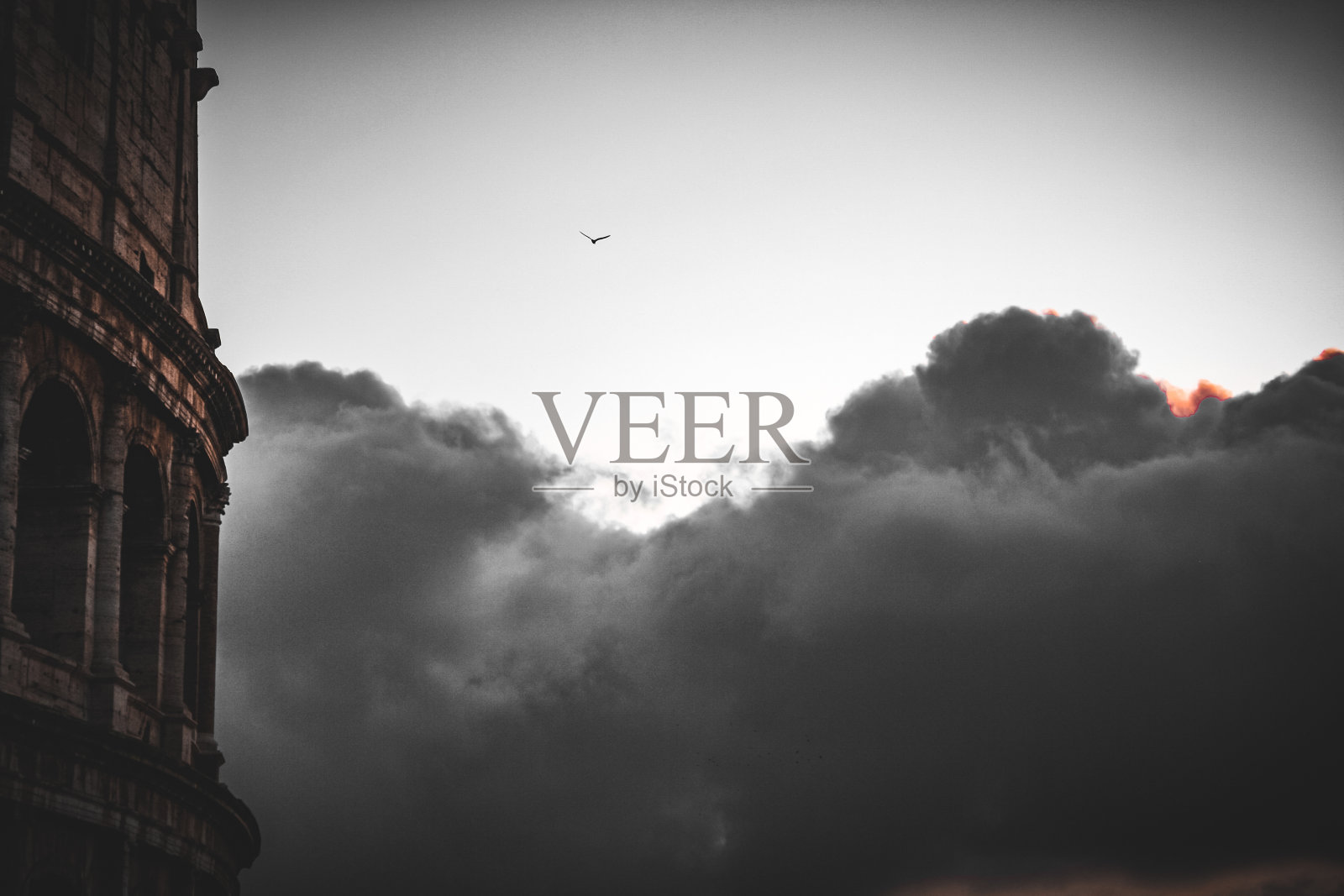 戏剧性的意大利天空照片摄影图片