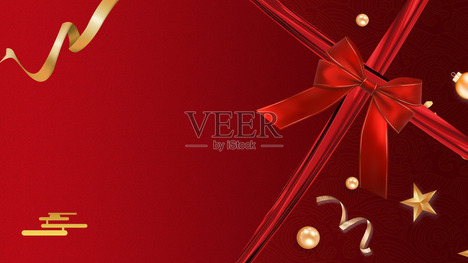 新年礼物2022春节背景插画图片素材