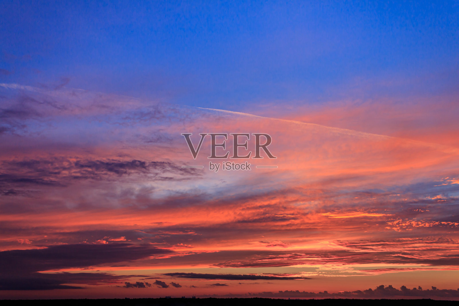 29、绚丽的晚霞伴着晚霞照片摄影图片