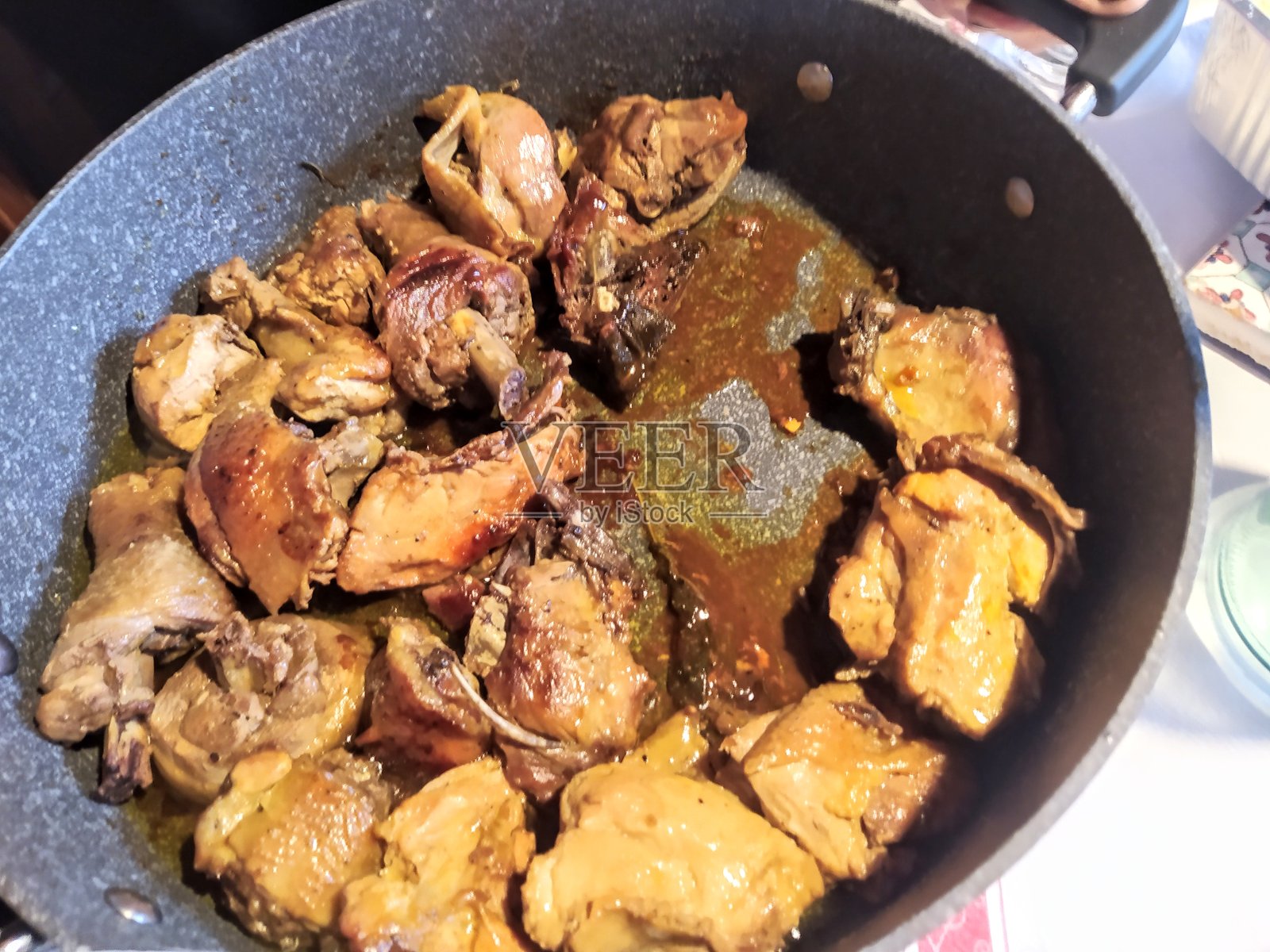 烤公鸡照片摄影图片