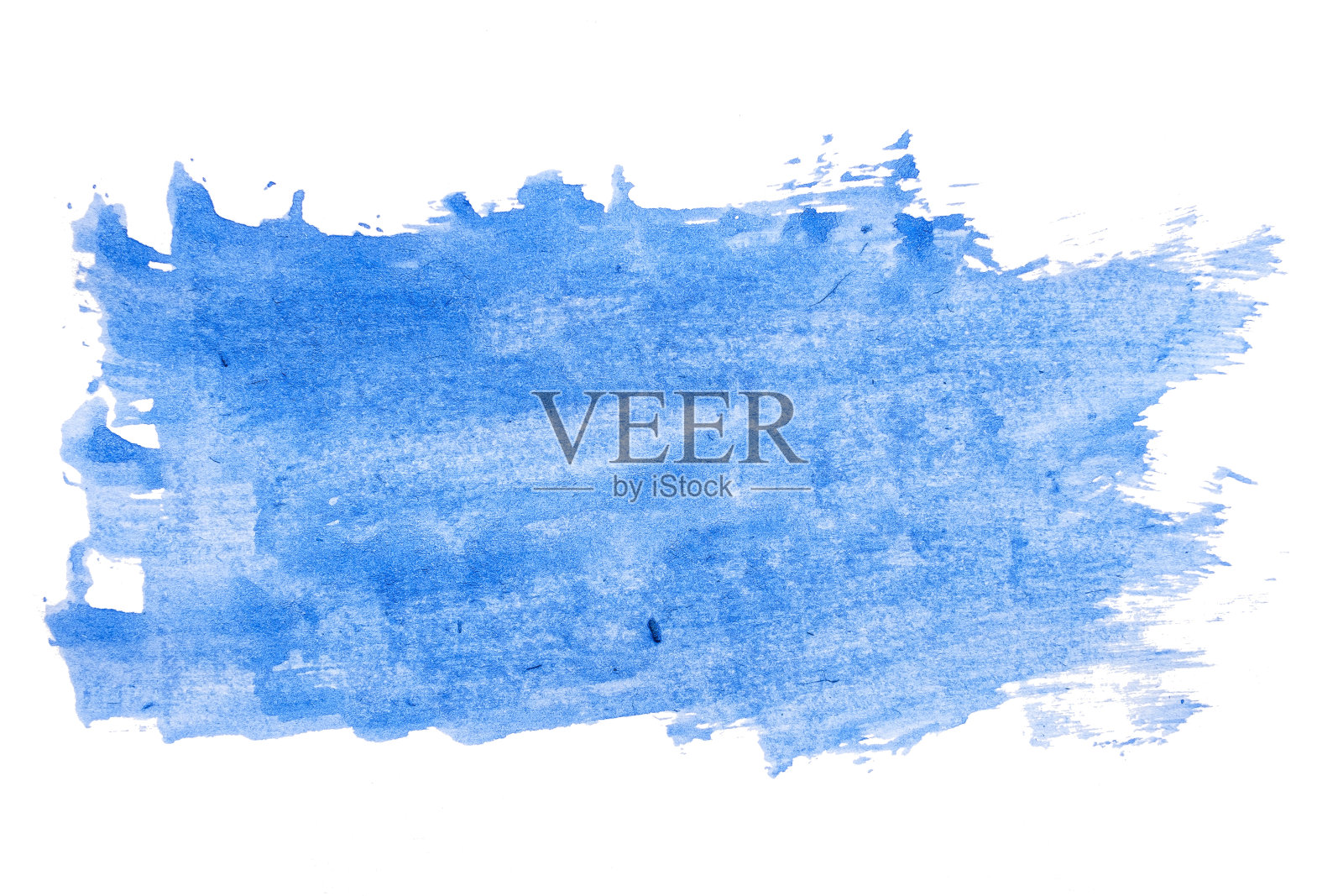 抽象丙烯酸水彩油漆刷笔触纹理孤立在白色背景的标志和横幅。设计、创意和插图。照片摄影图片