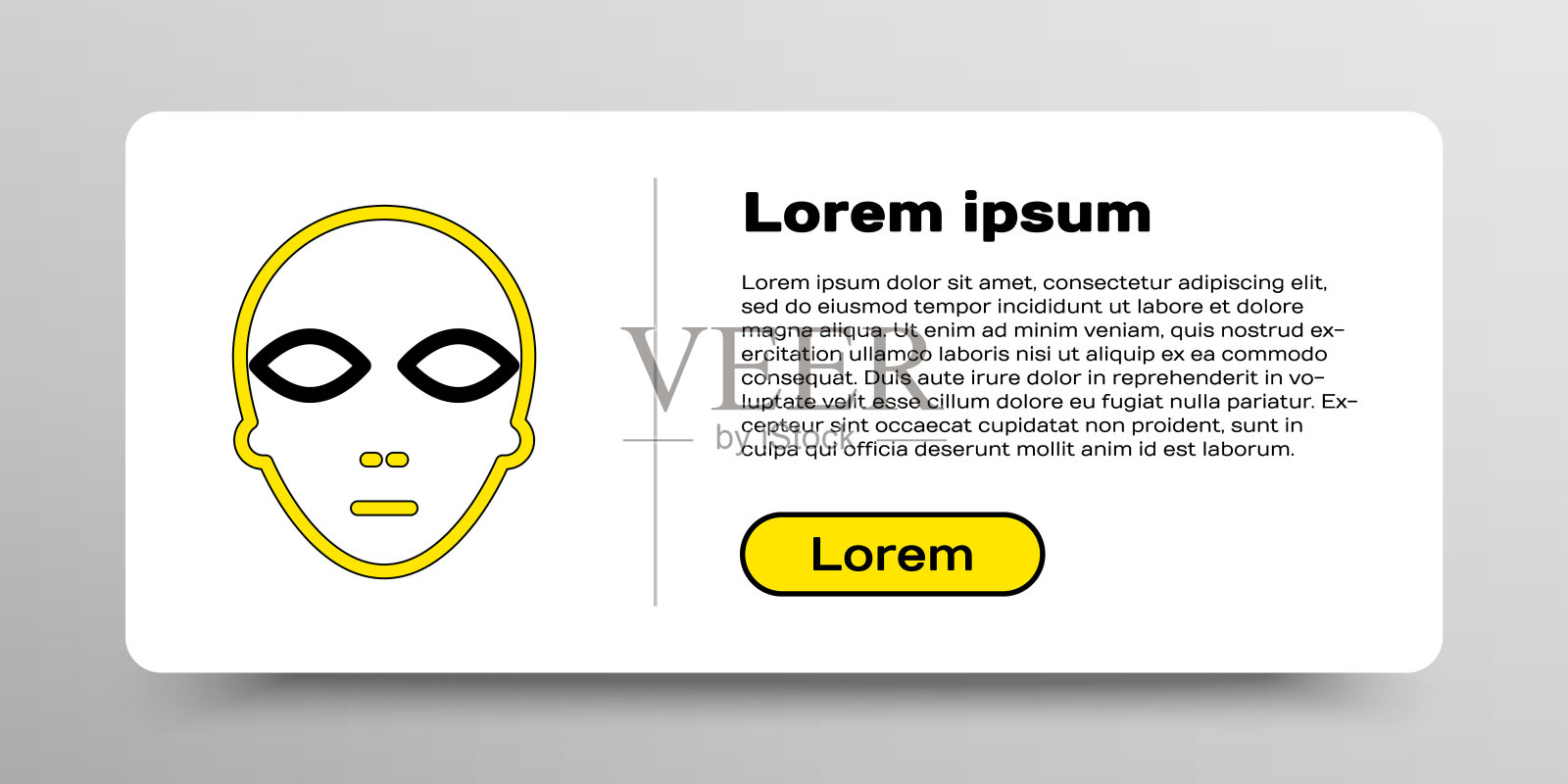 Line Alien图标孤立在白色背景上。外星人的脸或头的符号。色彩斑斓的轮廓的概念。向量插画图片素材