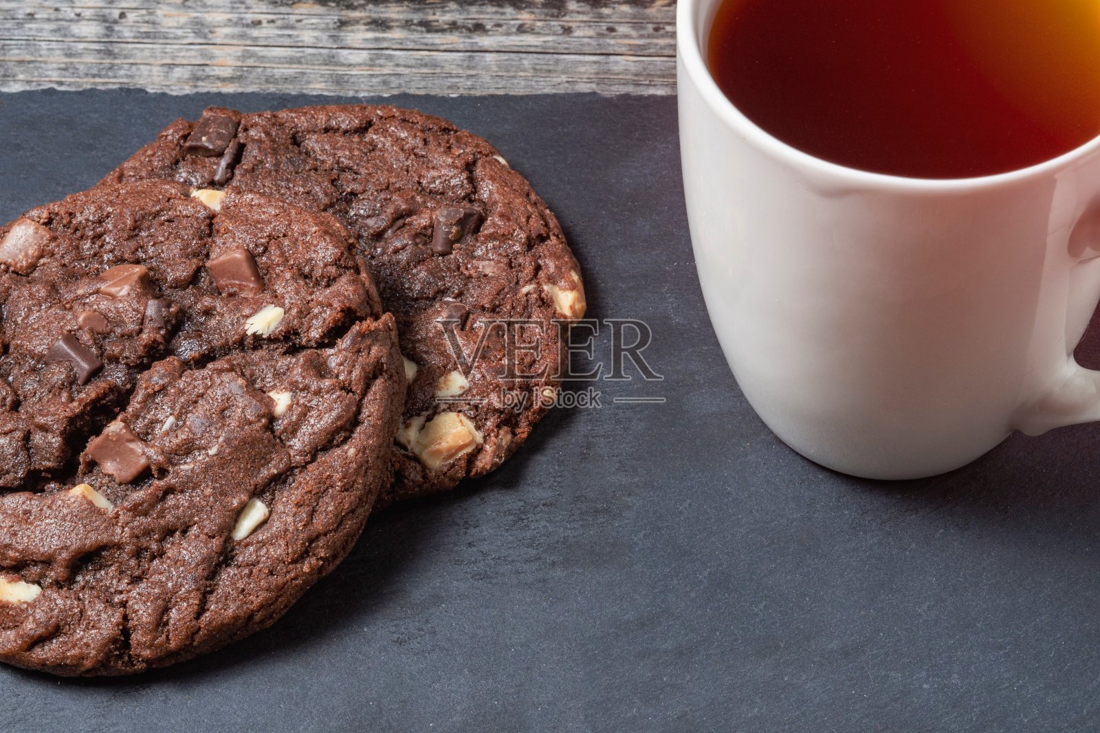 巧克力饼干照片摄影图片
