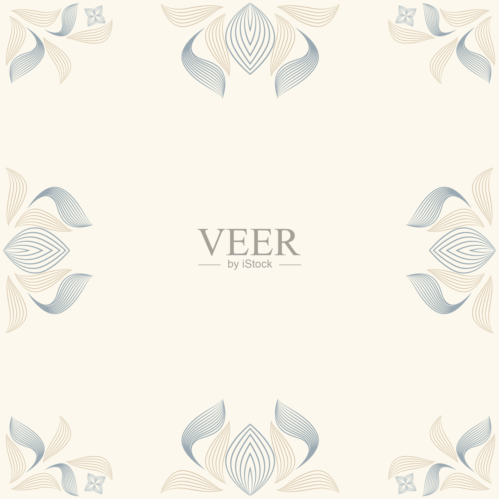 美丽的装饰自然花卉插图设计插画图片素材