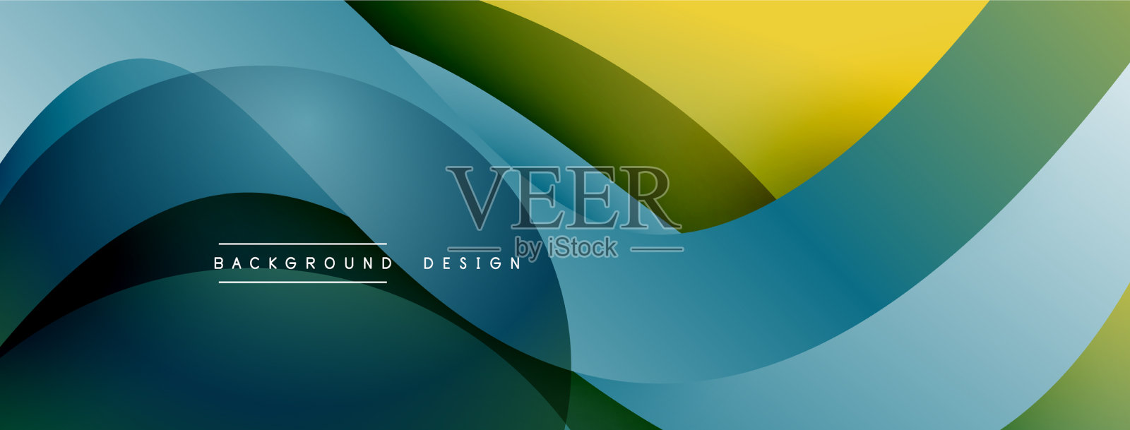 抽象的重叠线和圆几何插画图片素材