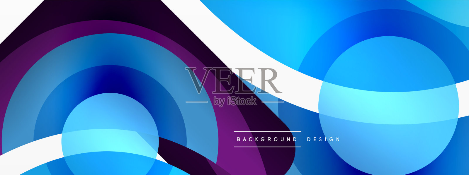 抽象背景与颜色几何形状插画图片素材