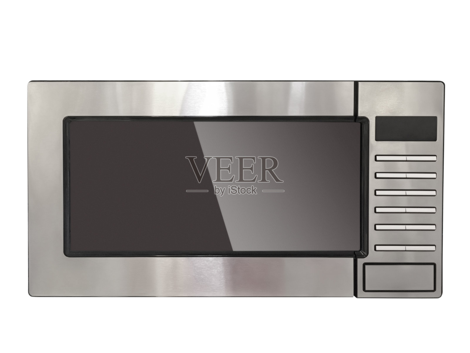 微波炉上的白色背景照片摄影图片