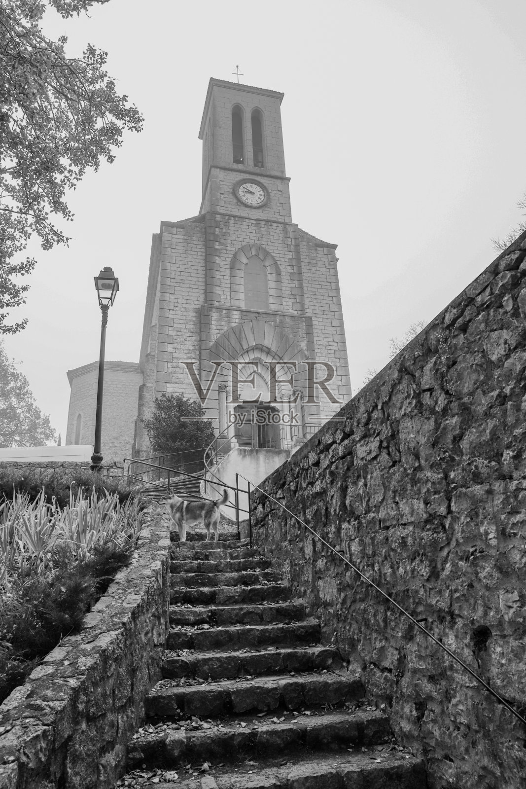 旅行法国最美丽的村庄，奥弗涅罗纳阿尔卑斯照片摄影图片