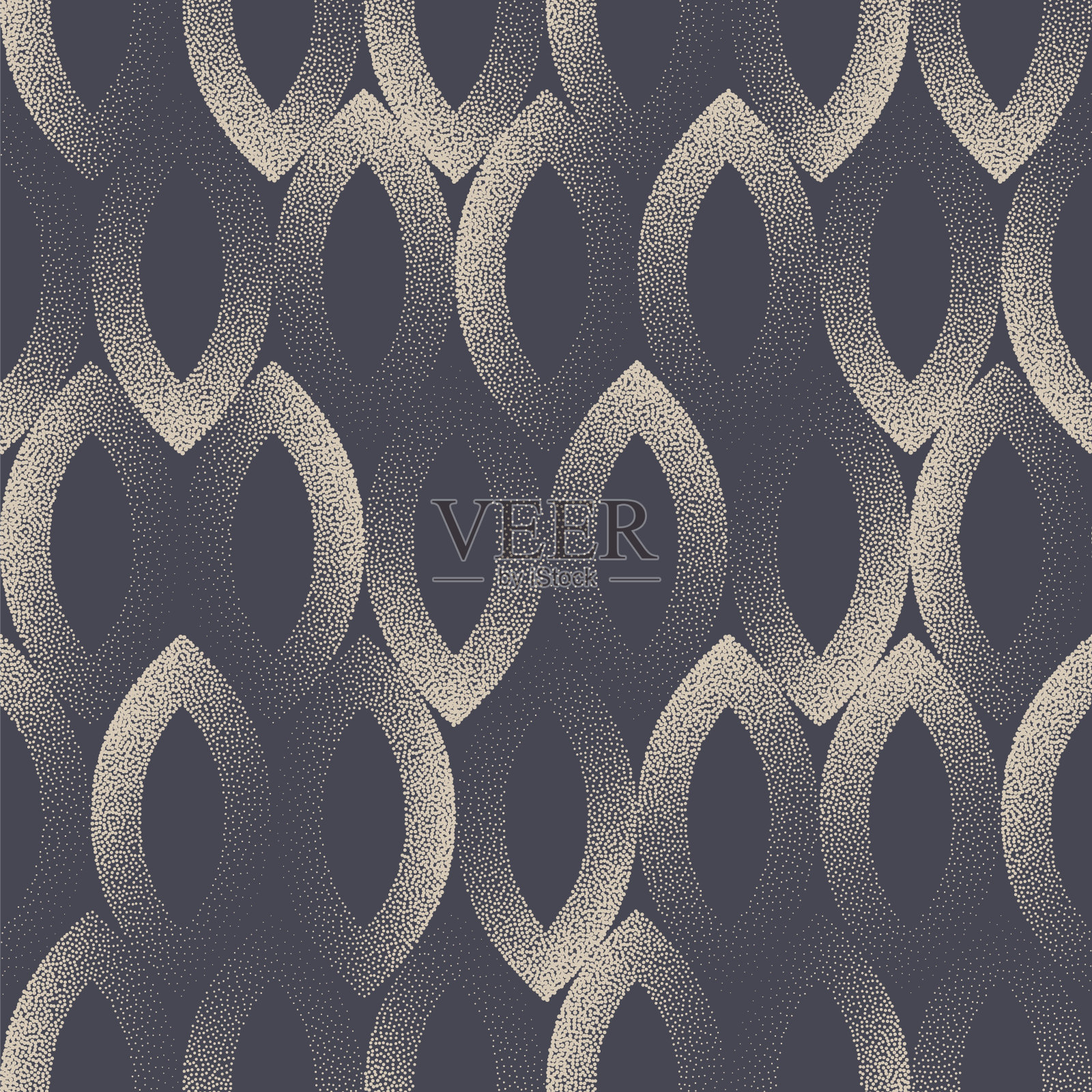 现代波西米亚优雅点画时尚无缝图案矢量抽象背景插画图片素材