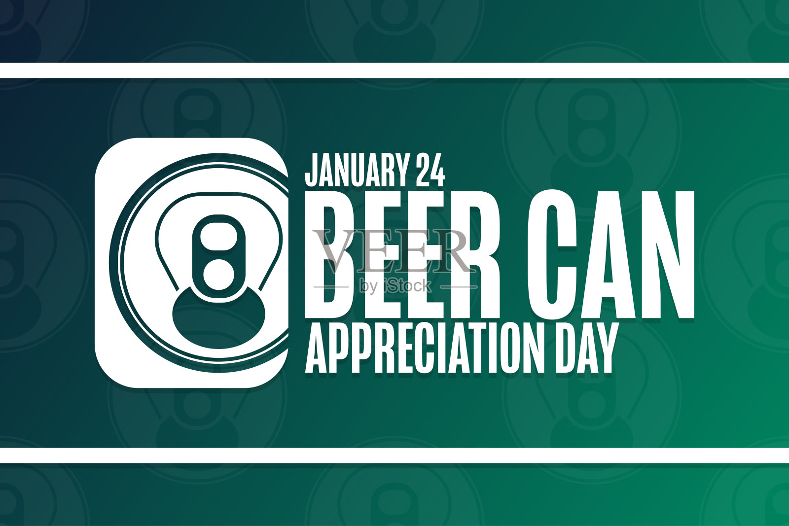 啤酒罐鉴赏日。1月24日。节日的概念。模板背景，横幅，卡片，与文字题字海报。向量EPS10插图。设计模板素材