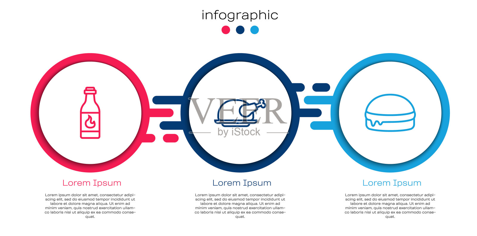 搭配塔巴斯科辣酱，烤火鸡或鸡肉和汉堡。业务信息模板。向量设计模板素材