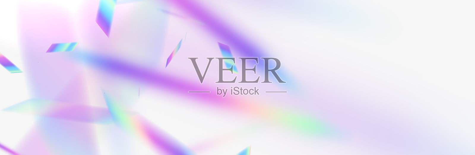 全息飞行纸屑覆盖插画图片素材