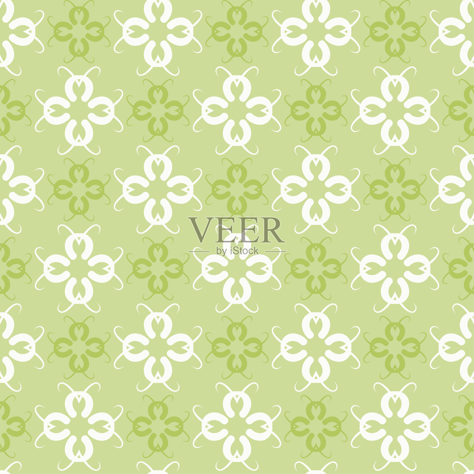 无缝的花卉图案插画图片素材