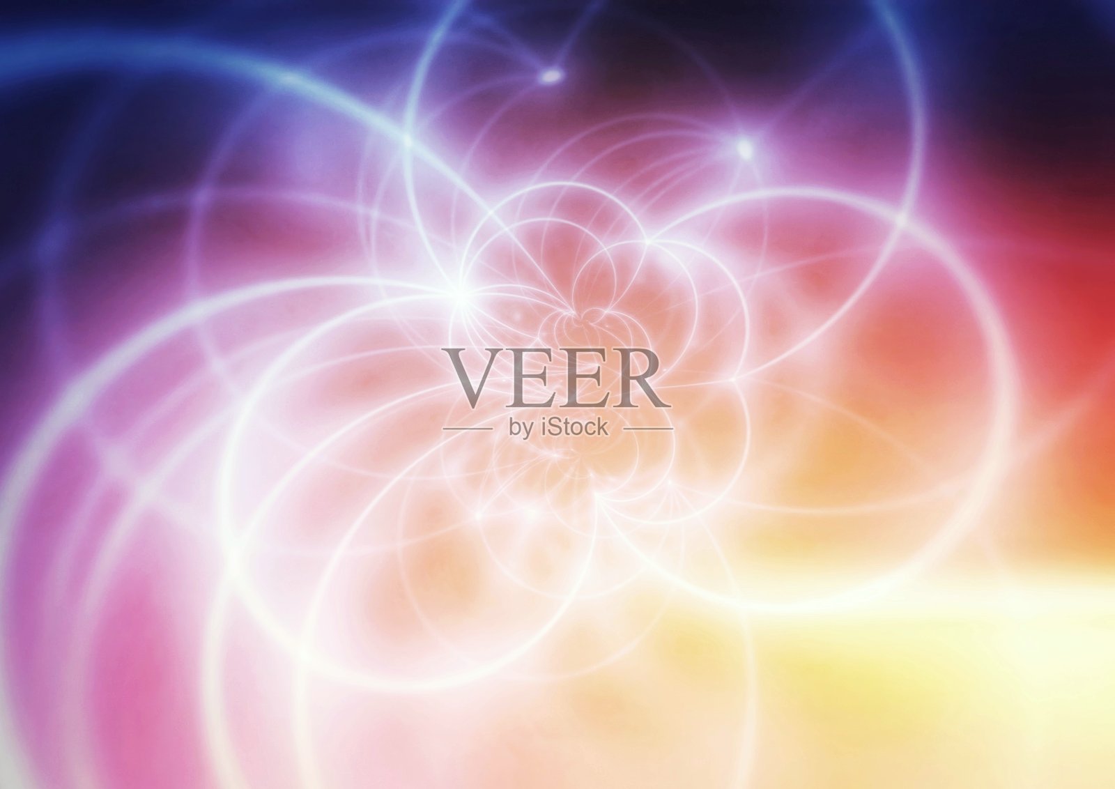 抽象的背景与彩色的光线旋转照片摄影图片