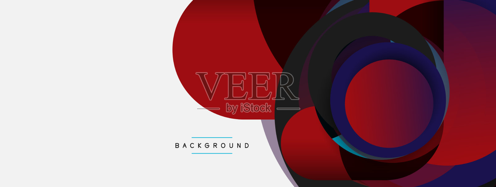 圆的形状圈最小的几何插画图片素材