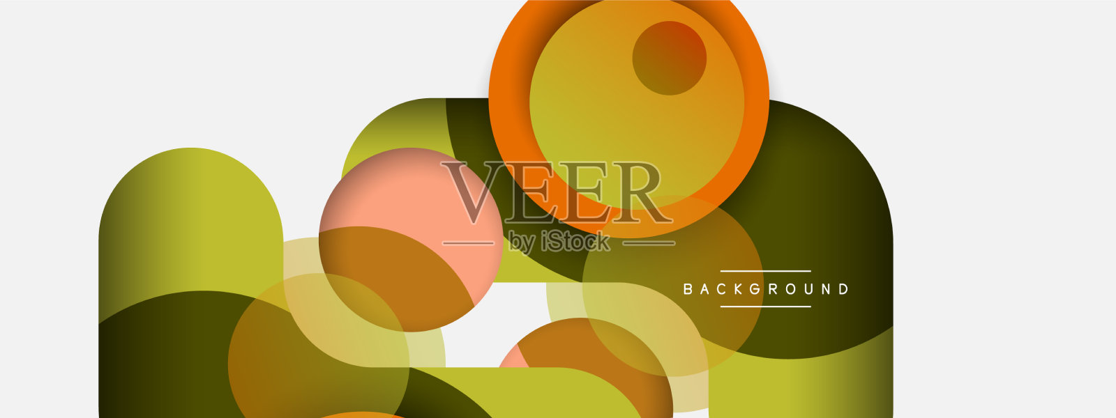 圆的形状圈最小的几何插画图片素材