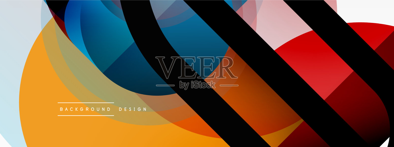 创意几何壁纸最小的圆插画图片素材