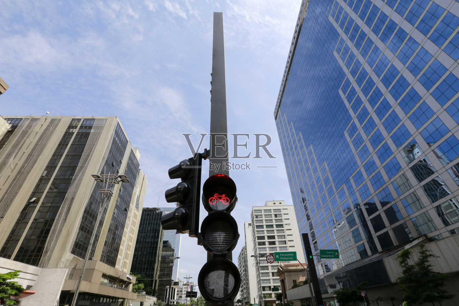 自行车信号量照片摄影图片